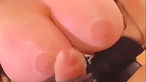 Taylor Wane BIG Tits Femdom Blow & Hand-job Sheer gloves