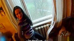 Teasing And Fucking A Sexy teen 18+ Gal On A
