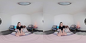 Teen Girl Next Door - Amateur English Teen Solo Masturbation VR
