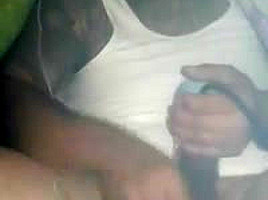 Tented up smoking and pumping cock