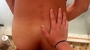 Tgirl Makes Love To Her Husband in the Shower