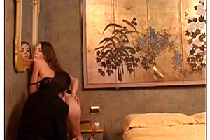 Tgirl and dude fuck each other in turn