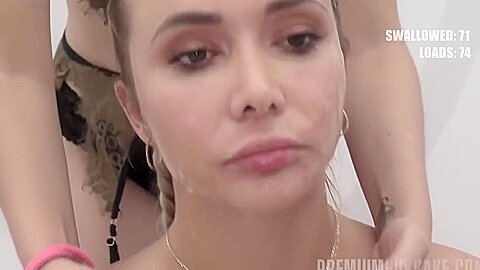 The Girl Tasted Fresh Sperm During The Casting