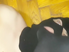 The Step son after school kisses the legs of the dominant Step mom Amateur footjob