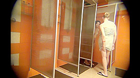 The girls take a shower