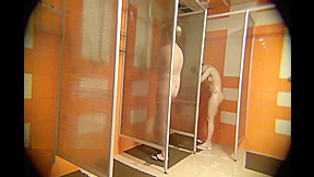 The girls take a shower