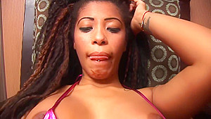 This ebony has a nice ass and big boobs