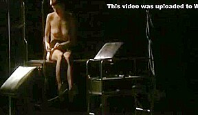 Tied-up Self-Examination with a Speculum