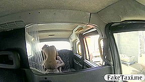 Tiny black girl pussy fucked with fraud driver in the cab