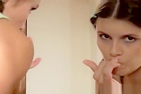 Tiny teen 18+ Kate fingers herself