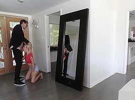 Tiny teenager 18+ Jizzy Mouth