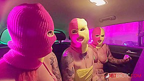 Titi Ramone Gets Feet Tattooed By Bunni Valentine And Fucked By Aspen Mischief And Kennedy