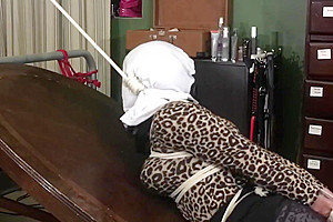 Tranny Slowly Strangled Then Bagged
