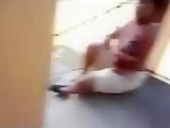 Trashy black women fighting at the apartment complex