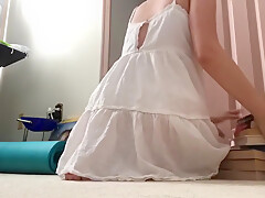 Trying To Clean With My Holes Filled But I Keep Cumming - Spy On Me