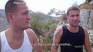 Two Horny French Girls Have Sex Outdoors With Two Guys