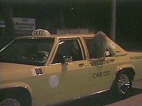 Two horny blondes playing in the taxi