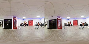 UK Sex Party (4 guys, 6 girls) - VR Porn Orgy - SexLikeReal