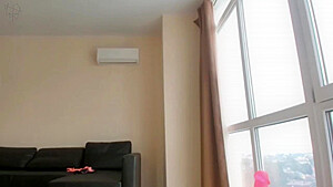 Ukrainian Webcam Babe Doing A Striptease