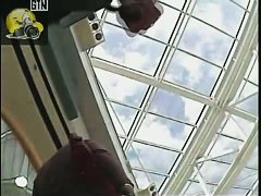 Underskirt video collection from a shopping center
