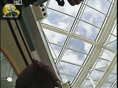 Underskirt video collection from a shopping center