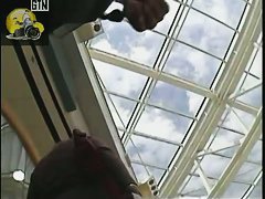 Underskirt video collection from a shopping center