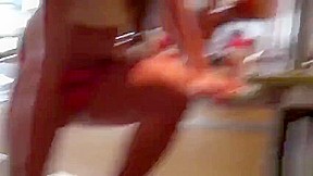 Unearthly Nova Brooks in real blowjob video in public place
