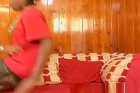 Upper class black hoe fucks pizza guy