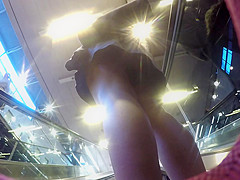Upskirt of a business girl