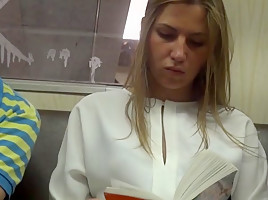 Upskirted in the train