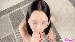 Very Sloppy Pov Deep Blowjob With Cum On Face - Annygrace