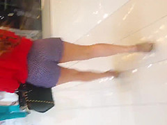 Very sexy big ass in small shorts