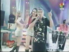 Video from TV music show with sexy dancers showing skin