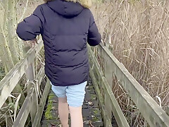 Walking Barefoot In A Swampy Bog - Muddy Feet