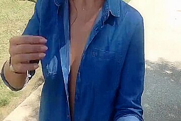 Walking Naked In A Public Park