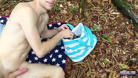 Wanking In The Woods With Miller - Miller Larkin - TXXXMStudios