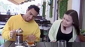 Watching A Charming And Athletic Ebony Guy Pour Tea Into