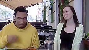 Watching A Charming And Athletic Ebony Guy Pour Tea Into