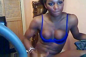 Webcam ebony cute tranny