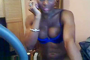 Webcam ebony cute tranny