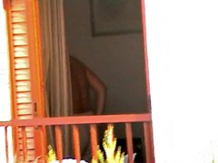 Wet bodied girl naked just out of the shower