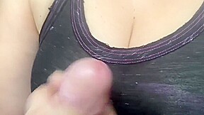 Wife’s Big Natural Breasts Showing Through Shirt Steal The Show