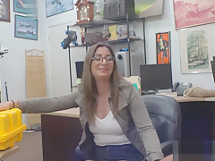 Woman sells her watches and gets banged by pawn keeper