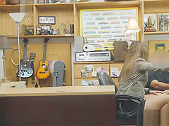 Woman sells her watches and gets banged by pawn keeper