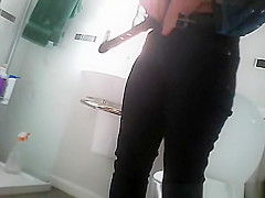 Women spied in friends toilet peeing