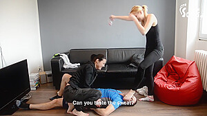 Workout Or Smell Our Feet! (foot Smother Stinky Feet Gym Socks Foot Smelling