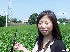 Yammy Asian Girl Karin Asahi Shows Boobs Outdoor