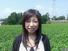 Yammy Asian Girl Karin Asahi Shows Boobs Outdoor