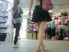 Young In A Black Skirt