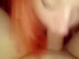 Young Swedish Redhead Blowjob And Cum In Mouth